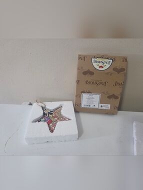 Jim Shore Nativity Star Hanging Christmas Ornament Heartwood Creek Enesco 5"